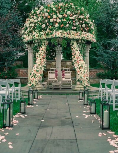 wedding-decor-green-them