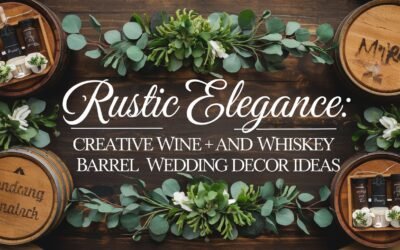 Rustic Elegance: Creative Wine and Whiskey Barrel Wedding Decor Ideas