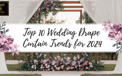 Top 10 Wedding Drape Curtain Trends for 2024