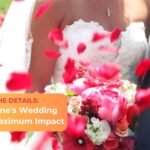 simple valentine's wedding decor with maximum impact