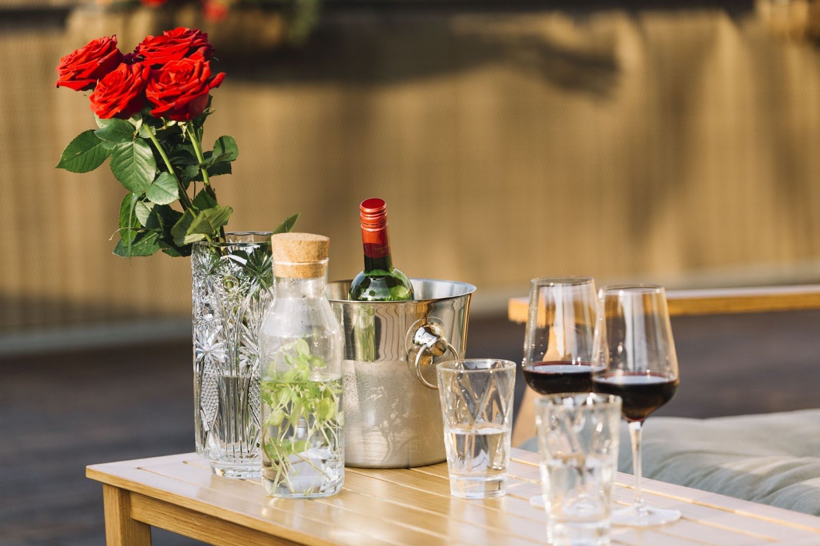 decorating a cocktail table