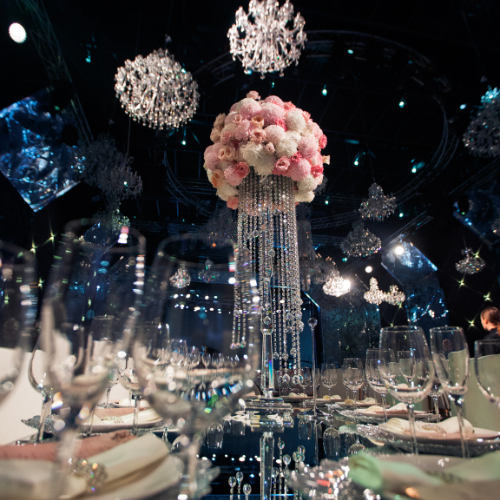Elegant Celestial Wedding Decor Ideas showcasing galaxy-inspired dance floor with twinkling lights