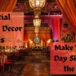 Celestial Wedding Decor Ideas featuring starry night-inspired reception setup with dreamy lighting