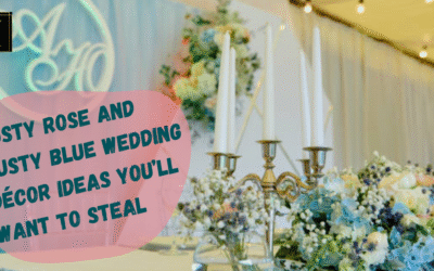10 Stunning Dusty Rose and Dusty Blue Wedding Décor Ideas You’ll Want to Steal