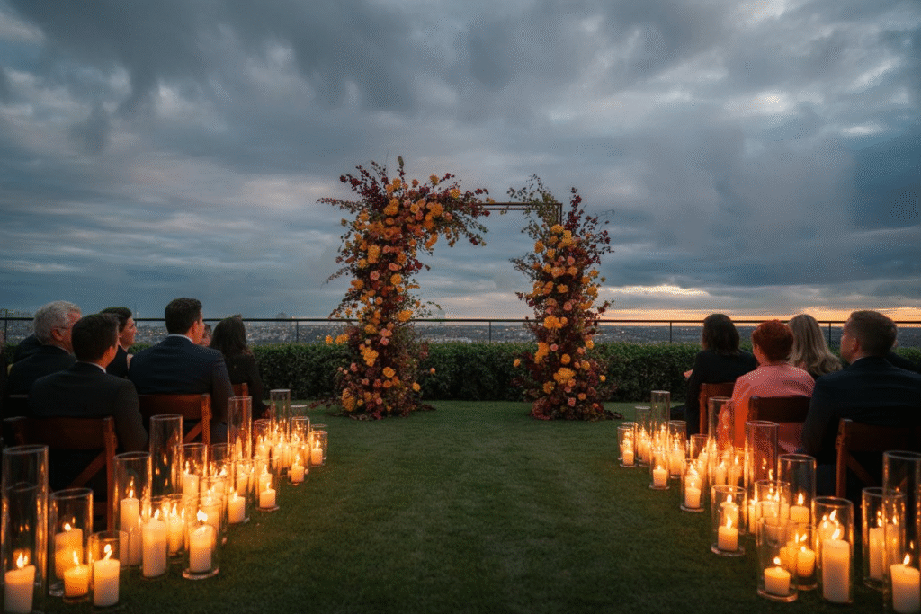 New York wedding couple embracing outdoors in crisp November weather, showcasing fall colors and the ideal conditions that make November the best month to get married in NYC New York wedding couple embracing outdoors in crisp November weather, showcasing fall colors and the ideal conditions that make November the best month to get married in NYC